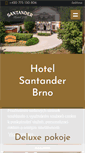 Mobile Screenshot of hotelsantander.cz